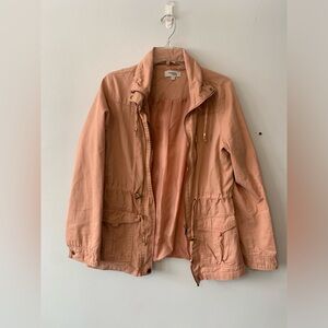 dusty pink jacket